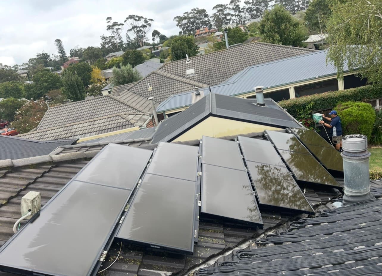 Clean panels, all arrays inspected